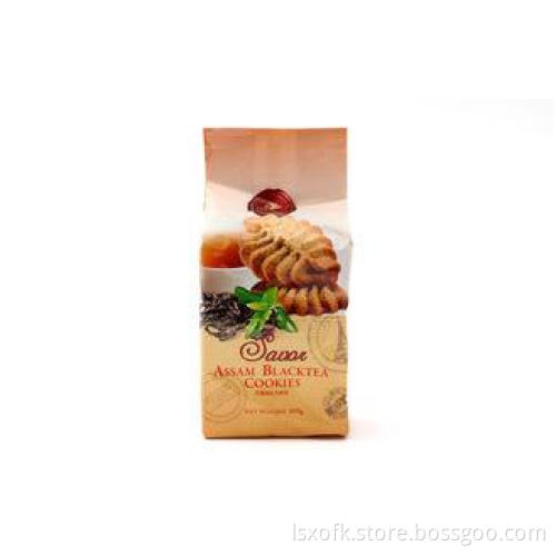 Laminated Soft Plastic Snack Food Packaging Bags For Cookie